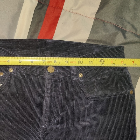 Women's petite Jones New York blue corduroy pants size 4P. - Picture 6 of 7